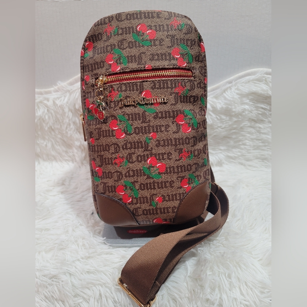 Juicy Couture  Cherry Chestnut Juicy Fruit Sling Bag Brand New With Tags